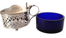 Antique Solid Silver Mustard