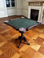 Dolls house miniature 1:12 HANDCRAFTED card / games table
