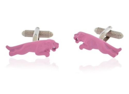 Pink panther silver tone - silver,