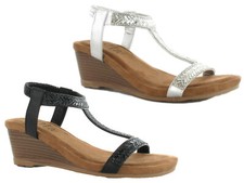 Ella Ladies Wedge Sandals