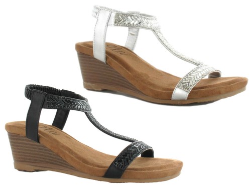 Ella ladies wedge - ladies, sandals