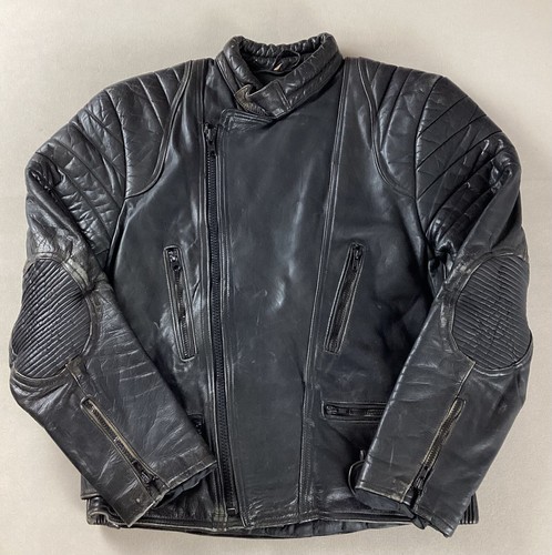 Vintage leather biker - biker, jacket