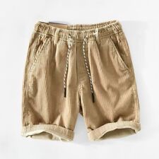 Corduroy Casual Shorts Five Pants Spring/Summer Men's Loose Casual Cotton