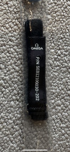 Genuine omega strap with - omega, hook