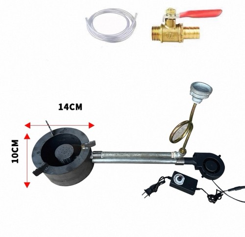 New waste oil burner - old, motor