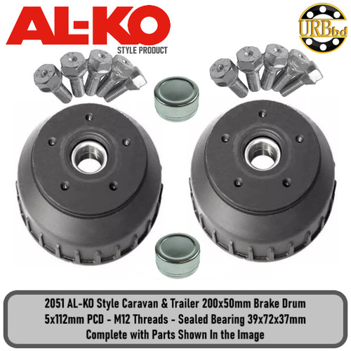 Alko type caravan trailer - alko,