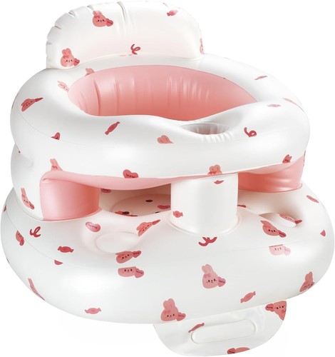 Inflatable baby seat with - seat,