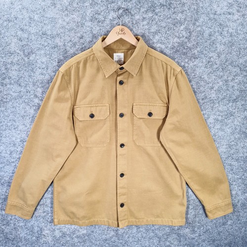 Shirt mens yellow chore - yellow,