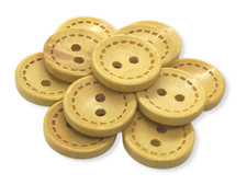 (Pack of 12) Round Wooden