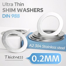 0.2mm THICK SHIM WASHERS HIGH