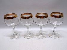 Set of 4 Vintage Gold Rimmed