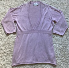 Ladies The Masai Clothing Knitted Jumper Pullover. Size L. Pink. PRISTINE