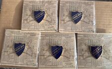 TWO Wild&Wolf Old School Vintage Style  Head Boy Badge enamel pin X 5