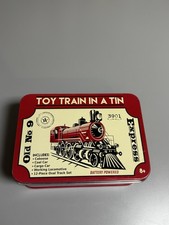 Toy Train in a Tin Set Old No 9