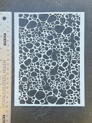 Stencil background water - stencil,