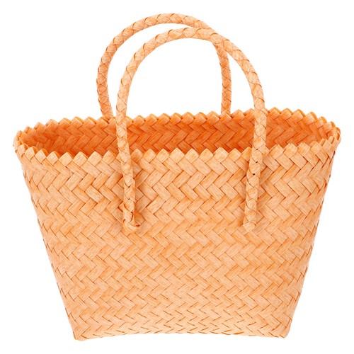 Retro plastic woven handbags - retro,
