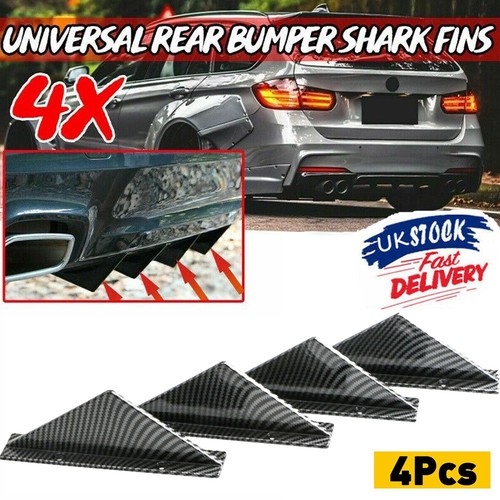 Car rear bumper diffuser - rear, shark