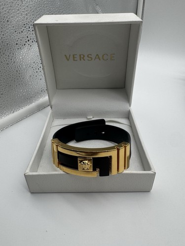 Versace medusa leather - versace,