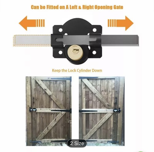 Heavy duty gate lock - heavy-duty,
