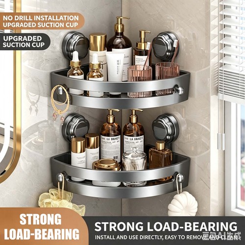 Bathroom wall corner shelf - bathroom,