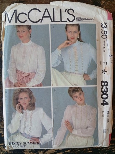 Vintage 80s mccalls 8304 - 80s,