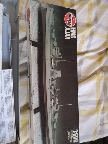 Hms ajax airfix 600 scale - ajax,