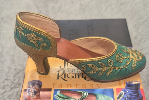 Just the right shoe carved - just,