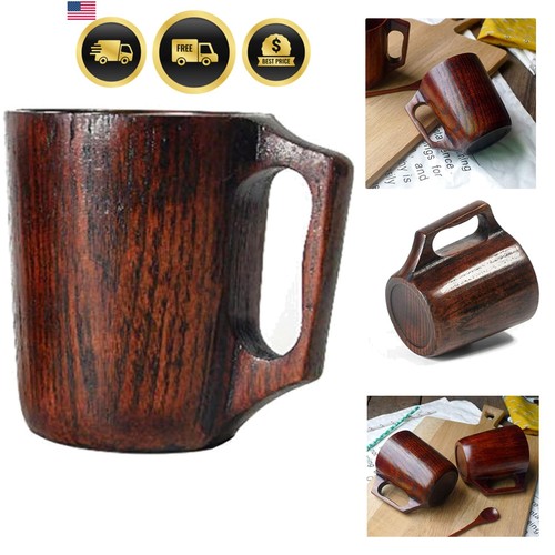 Wooden mug viking style rustic - wooden,