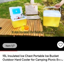 15L COOL BOX ICE YELLOW