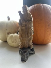 Late 19th / Early 20th Century Carved Soapstone Immortal Sculpture