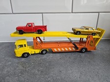 M18-MATCHBOX SUPERKINGS K-11 DAF CAR TRANSPORTER X 2 CARS.