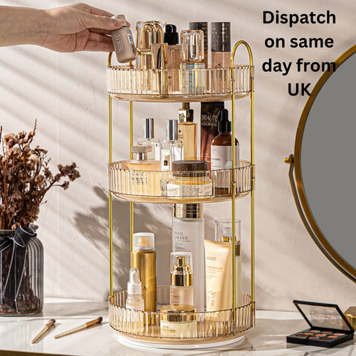 Rotating makeup organiser - makeup,