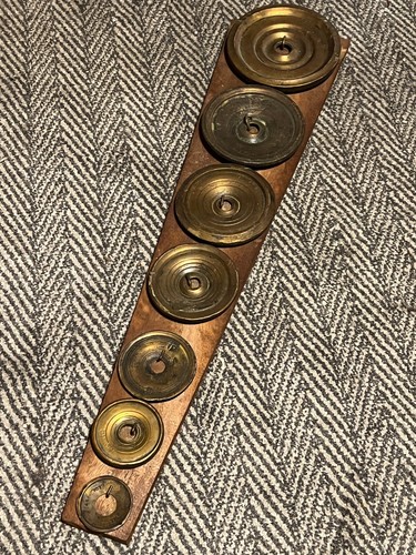 Antique brass weight - weight, set