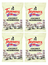 Taveners Coconut Mushrooms 120g Bags Great British Sweets Gluten free Dairy free