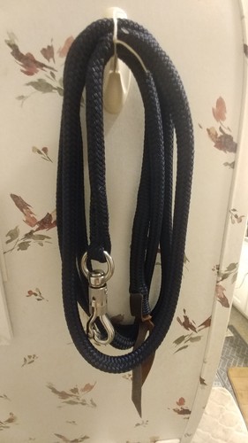 Navy blue yacht rope - rope, lead