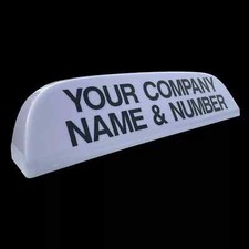 Taxi Roof Sign 30" White