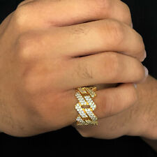 Iced VVS Diamond Out Prong