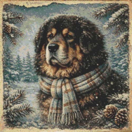 Tibetan mastiff puppy dog - tibetan,