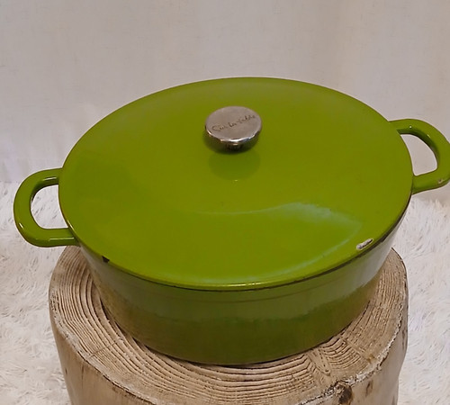 Sur table enameled cast - table,