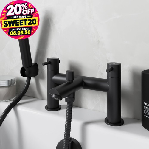 Black shower mixer - tap, with
