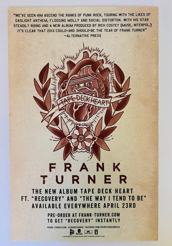 Frank turner tape deck heart - turner:,