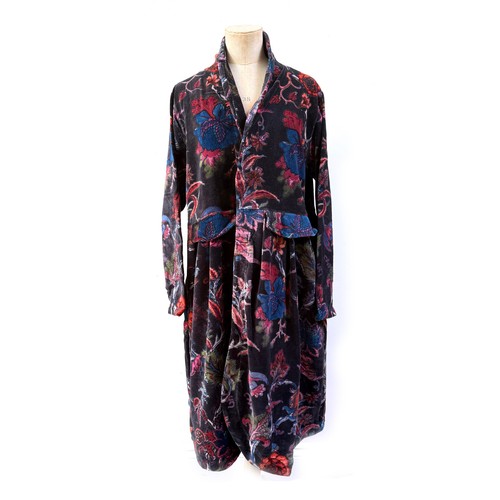 Velvet duster coat - velvet, new