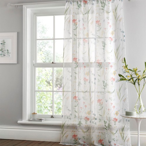 Voile net curtain panel 100 - net, 100%