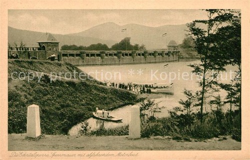 Edertalsperre barrier wall