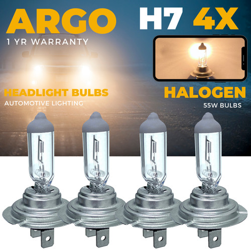 55w halogen headlight - h7,