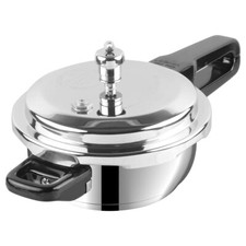 Vinod Stainless Steel Deep Pan Pressure Cooker 4.5 Ltr, Induction Friendly