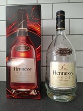 Empty hennessy vsop cognac - vsop,