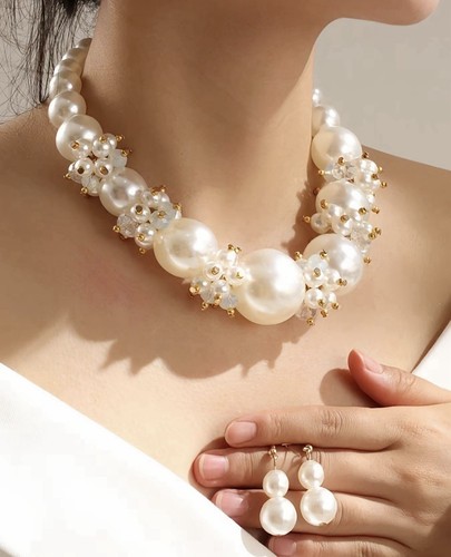 Fashion faux pearl decorated - faux,