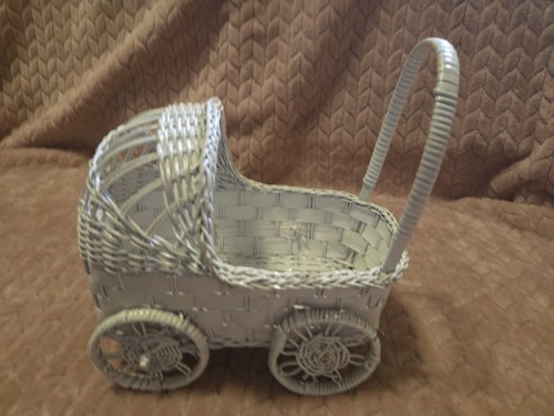 Doll white rattan wicker - doll,
