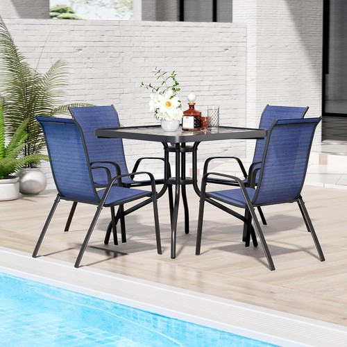 5pcs outdoor dining chairs - 5pcs,
